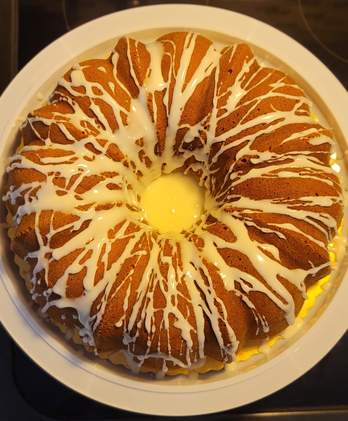 10in Pecan Covered Pound Cake