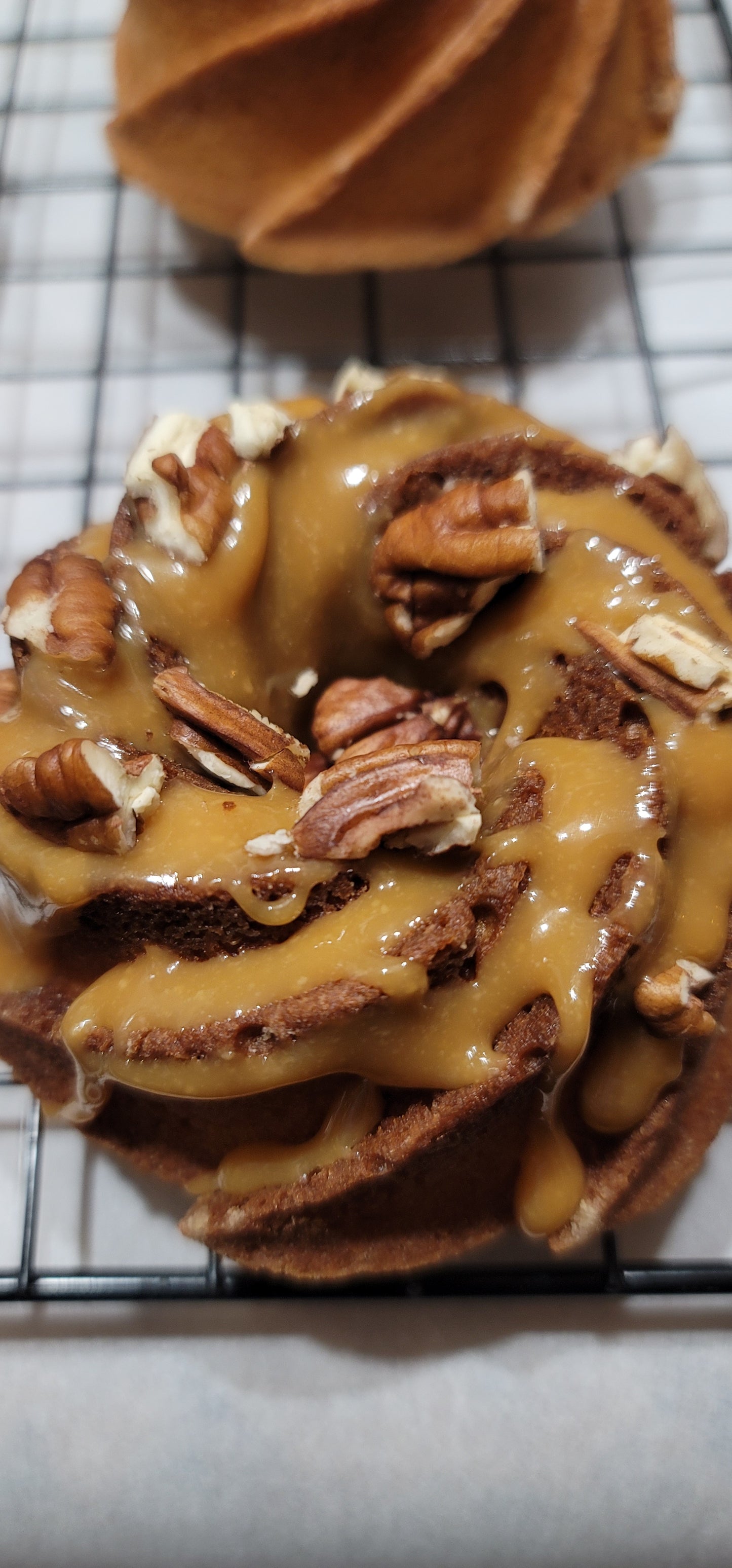 Mini Homemade Pecan Candy Pound Cakes