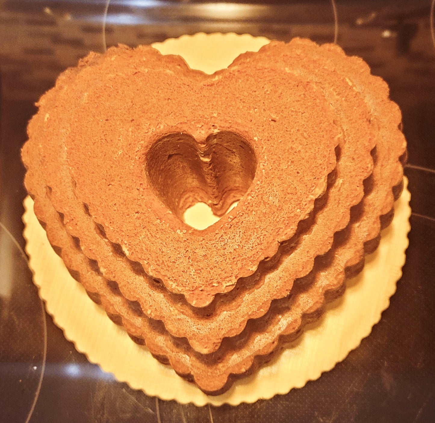 10in Pecan Covered Pound Cake